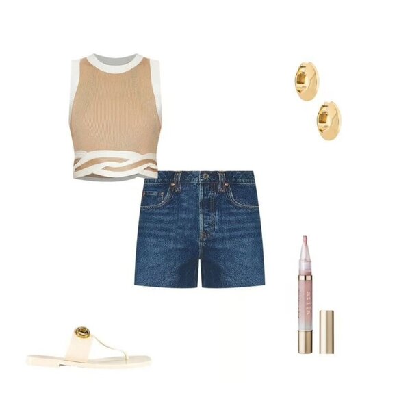 Jeffrey Campbell A-Lil-Bit Sandals in Cream Shiny 7 with box Womens flip flops - Picture 11 of 12